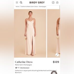 Birdy Grey Catherine Dress in Champagne